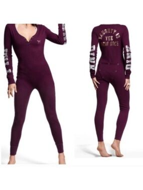 Pink Victoria's Secret Thermal  Naughty is The New Nice Size Small NWT